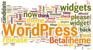 WordPress word wordle art