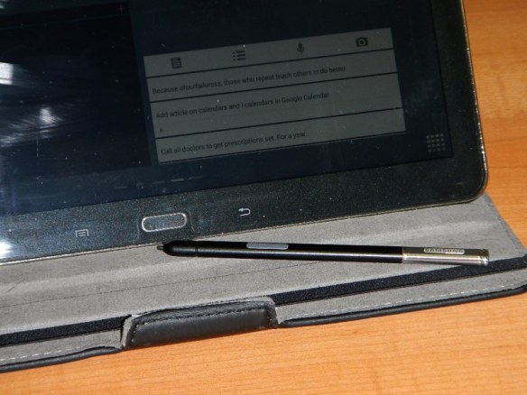 Samsung smart pen for Galaxy tablet.